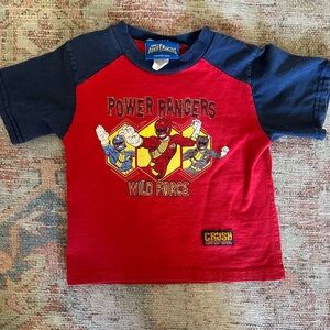 RARE 2002 Power Rangers Wild Force Tshirt
